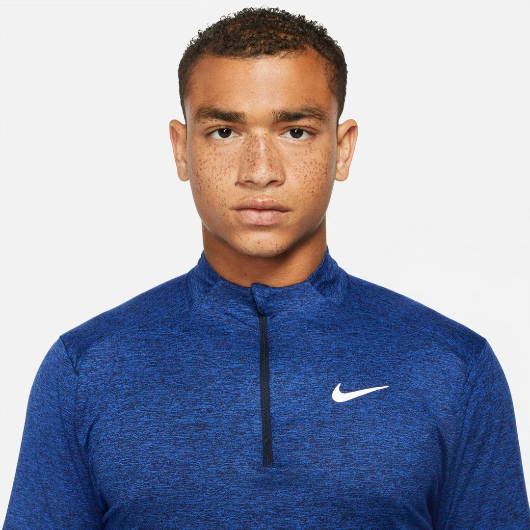 Apparel Men's Nike Dri-FIT Element 1/2 Zip Running Top - Obsidian/Game Royal/Reflective Silver 3 Apparel Men's Nike Dri-FIT Element 1/2 Zip Running Top - Obsidian/Game Royal/Reflective Silver
