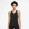 Women's Nike Dri-FIT One Luxe Twist Tank Top - Black/Reflective Silver
