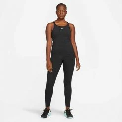 Women's Nike One Luxe Dri-FIT Slim Strappy Tank - Black Tops 7 Women's Nike One Luxe Dri-FIT Slim Strappy Tank - Black Tops