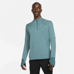 Nike Therma-FIT Repel Element 1/2-Zip Running Top - Ash Green/Aviator Grey/Reflective Silver