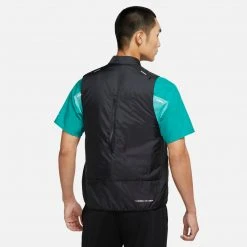 Apparel Men's Nike Therma-FIT ADV Repel Down-Fill Running Vest - Black/Blkref