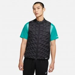 Apparel Men's Nike Therma-FIT ADV Repel Down-Fill Running Vest - Black/Blkref