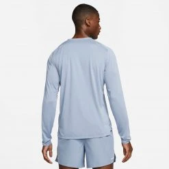Men's Nike Dri-FIT Rise 365 Long-Sleeve Running Top - Ashen Slate/Reflective Silver