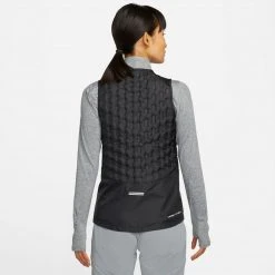 Women's Nike Therma-FIT ADV Downfill Running Vest - Black/Reflective Silver