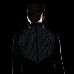 Women's Nike Therma-FIT Hybrid Running Jacket - Black/Atomic Orange/Blkref