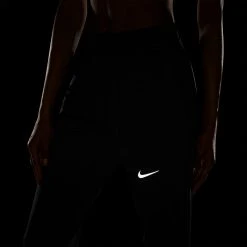 Women's Nike Therma-FIT Essential Running Pants - Black/Black/Reflective Silver 12 Women's Nike Therma-FIT Essential Running Pants - Black/Black/Reflective Silver