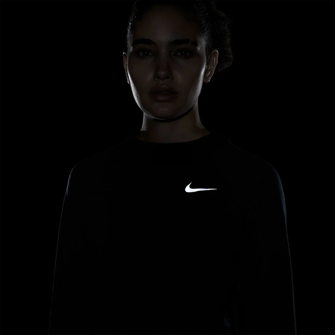 Women's Nike Therma-FIT Element Running Crew - Black/Reflective Silver Tops 5 Women's Nike Therma-FIT Element Running Crew - Black/Reflective Silver Tops