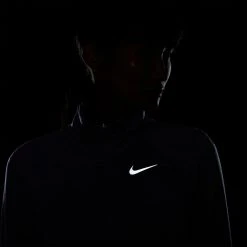 Women's Nike Therma-FIT Element 1/2-Zip Running Top - Black/Reflective Silver Tops