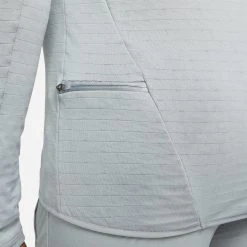 Tops Women's Nike Therma-FIT Element 1/2-Zip Running Top - Particle Grey/Reflective Silver 18 Tops Women's Nike Therma-FIT Element 1/2-Zip Running Top - Particle Grey/Reflective Silver
