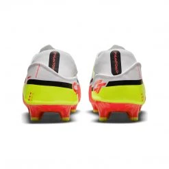 Nike Unisex Phantom GT2 Academy Flyease Firm Ground/Multi Ground Soccer Shoe - White/Bright Crimson/Volt 16 Nike Unisex Phantom GT2 Academy Flyease Firm Ground/Multi Ground Soccer Shoe - White/Bright Crimson/Volt