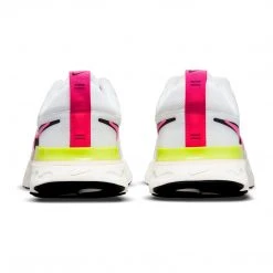 Nike Men's React Infinity Run FlyKnit 2 - White/Black/Sail/Pink Blast - Regular (D) 12 Nike Men's React Infinity Run FlyKnit 2 - White/Black/Sail/Pink Blast - Regular (D)