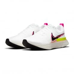 Nike Men's React Infinity Run FlyKnit 2 - White/Black/Sail/Pink Blast - Regular (D) 11 Nike Men's React Infinity Run FlyKnit 2 - White/Black/Sail/Pink Blast - Regular (D)