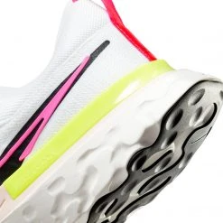 Nike Men's React Infinity Run FlyKnit 2 - White/Black/Sail/Pink Blast - Regular (D) 14 Nike Men's React Infinity Run FlyKnit 2 - White/Black/Sail/Pink Blast - Regular (D)