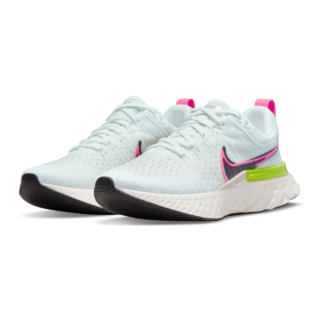 Nike Women's React Infinity Run 2 Running Shoe - White/Black/Sail/Pink Blast - Regular (B) 4 Nike Women's React Infinity Run 2 Running Shoe - White/Black/Sail/Pink Blast - Regular (B)