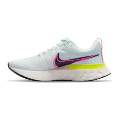 Nike Women's React Infinity Run 2 Running Shoe - White/Black/Sail/Pink Blast - Regular (B)