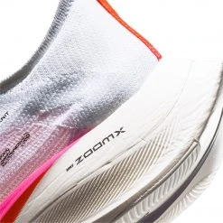 Nike Shoes Men's Air Zoom Alphafly NEXT% Flyknit Racing Shoe - White/Black/Bright Crimson/Pink Blast - Regular (D)