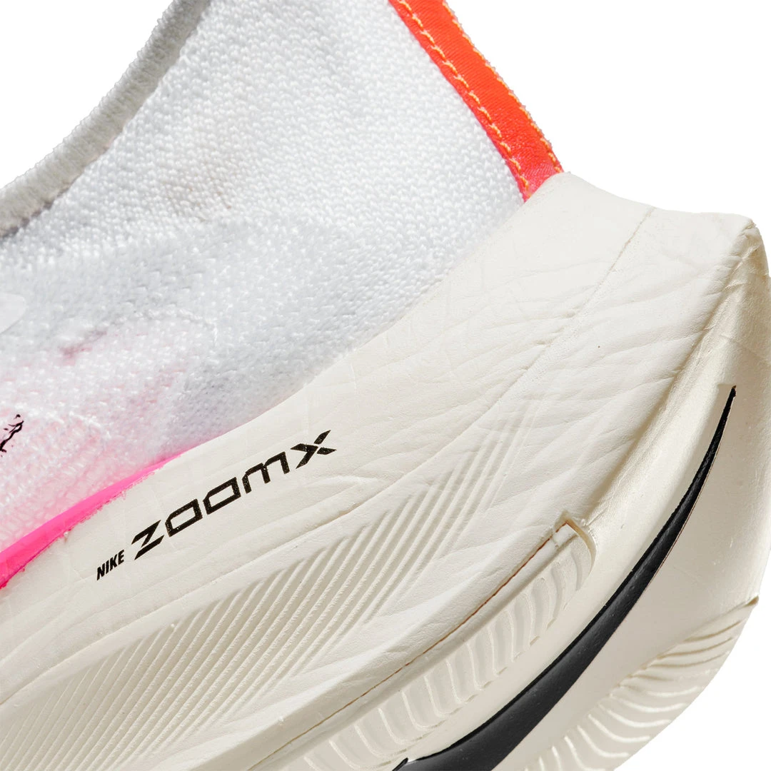 Nike Women's Air Zoom Alphafly NEXT% Flyknit Racing Shoe - White/Black/Bright Crimson/Pink Blast - Regular (B) 8 Nike Women's Air Zoom Alphafly NEXT% Flyknit Racing Shoe - White/Black/Bright Crimson/Pink Blast - Regular (B)