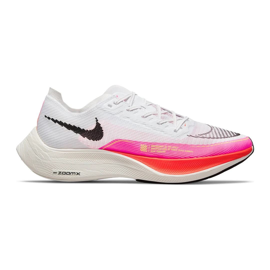 Nike Men's ZoomX Vaporfly Next% 2 Running Shoe - White/Black/Bright Crimson/Pink Blast - Regular (D) Shoes 1 Nike Men's ZoomX Vaporfly Next% 2 Running Shoe - White/Black/Bright Crimson/Pink Blast - Regular (D) Shoes