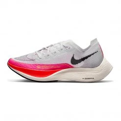 Nike Shoes Women's ZoomX Vaporfly Next% 2 Running Shoe - White/Black/Bright Crimson/Pink Blast - Regular (B)