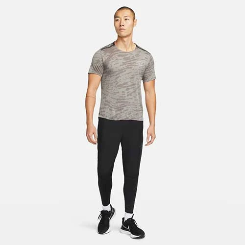 Men's Nike Dri-FIT Run Division Rise 365 Short Sleeve Running Top - Cobblestone, Cobblestone Apparel 2 Men's Nike Dri-FIT Run Division Rise 365 Short Sleeve Running Top - Cobblestone, Cobblestone Apparel