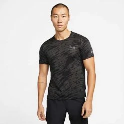 Men's Nike Dri-FIT Run Division Rise 365 Short Sleeve Running Top - Dk Smoke Apparel