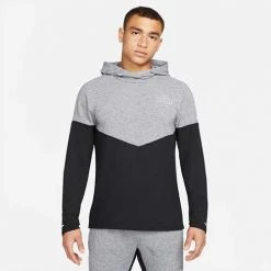 Men's Nike Therma-FIT Element Run Division Running Hoodie - Black Apparel