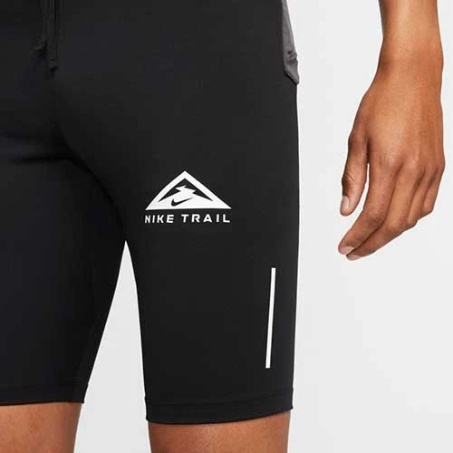 Men's Nike Dri-FIT Trail Half Tight - Black/Dk Smoke Grey Sustainability 3 Men's Nike Dri-FIT Trail Half Tight - Black/Dk Smoke Grey Sustainability