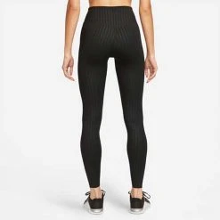 Women's Nike One Luxe Dri-FIT Mid-Rise Printed Legging - Black Bottoms