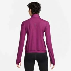 Tops Women's Nike Dri-FIT Element Running Midlayer - Sangria/Doll 8 Tops Women's Nike Dri-FIT Element Running Midlayer - Sangria/Doll