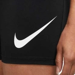 Women's Nike Pro Dri-FIT Graphic Training Shorts 3in - Black/Black/White 7 Women's Nike Pro Dri-FIT Graphic Training Shorts 3in - Black/Black/White
