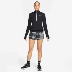 Bottoms Women's Nike Dri-FIT Eclipse Shorts - Black/White