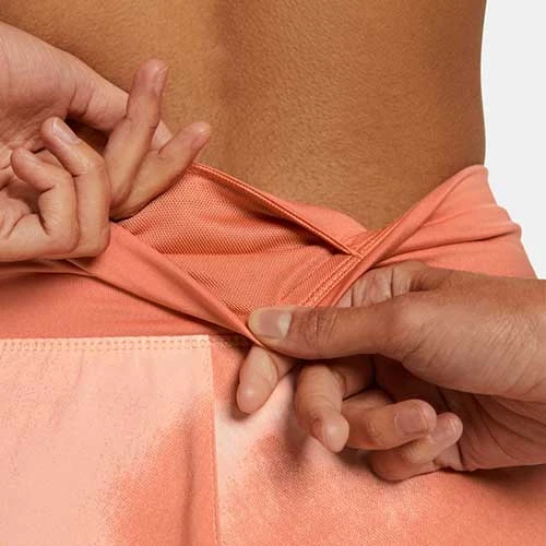 Women's Nike Dri-FIT Eclipse Short- Madder Root/Black Bottoms 5 Women's Nike Dri-FIT Eclipse Short- Madder Root/Black Bottoms