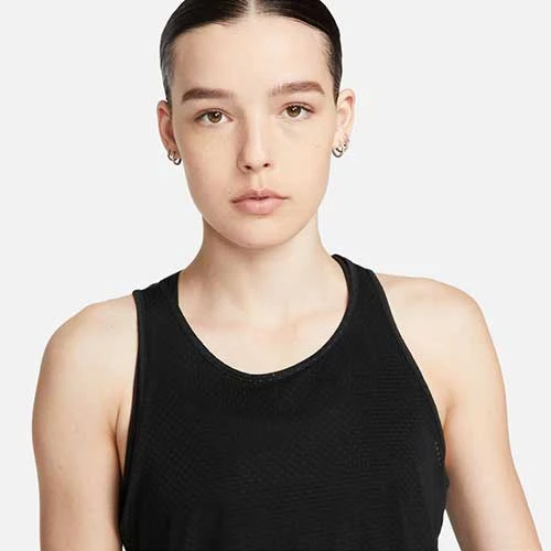 Nike Tops Women's Breathe Cool - Black/White 3 Nike Tops Women's Breathe Cool - Black/White