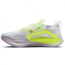 Women's Nike Zoom Fly 4 Running Shoe - White/Pure Platinum Tint/Barely Green - Regular (B) Shoes