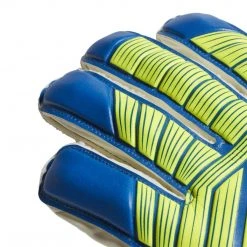 Adidas Predator Fingersave Trainer Gloves - Football Blue/Bold Blue/Solar Yellow