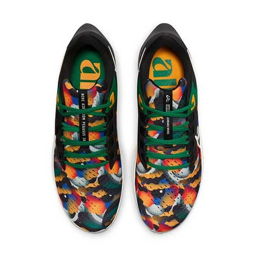 Nike Men's Air Zoom Pegasus 38 A.I.R. Jordan Moss Running Shoe -Multi Color/Phantom Black/Malachite - Regular (D) 8 Nike Men's Air Zoom Pegasus 38 A.I.R. Jordan Moss Running Shoe -Multi Color/Phantom Black/Malachite - Regular (D)