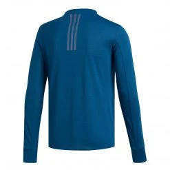 Adidas Men's Prism Long Sleeve Top - Legend Marine Tops