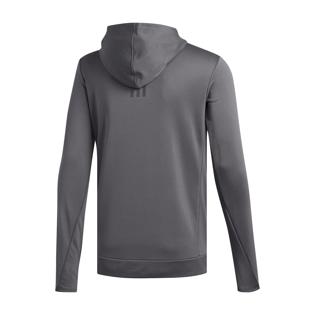 Adidas Apparel Men's Own The Run Hoodie - Grey 2 Adidas Apparel Men's Own The Run Hoodie - Grey