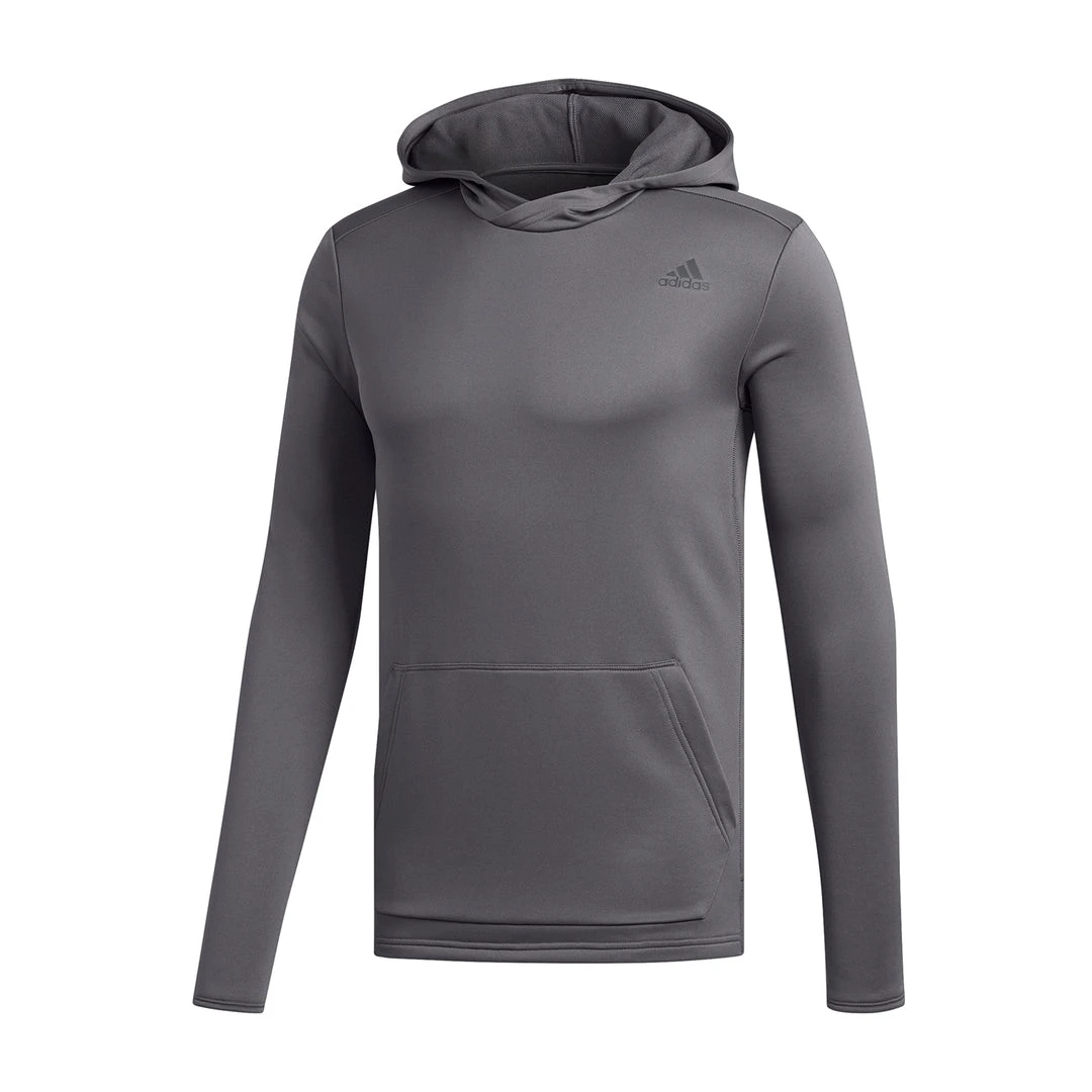 Adidas Apparel Men's Own The Run Hoodie - Grey 1 Adidas Apparel Men's Own The Run Hoodie - Grey