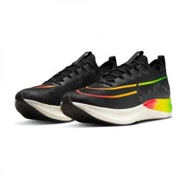 Men's Nike Zoom Fly 4 Running Shoe- Black/Volt Green/Total Orange - Regular (D) 8 Men's Nike Zoom Fly 4 Running Shoe- Black/Volt Green/Total Orange - Regular (D)