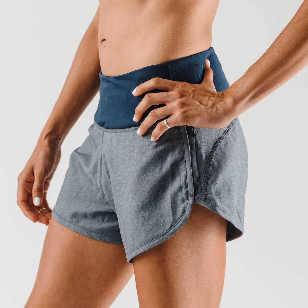 Rabbit Women's Pocket Shorts 4in. - Dress Blues Bottoms 2 Rabbit Women's Pocket Shorts 4in. - Dress Blues Bottoms