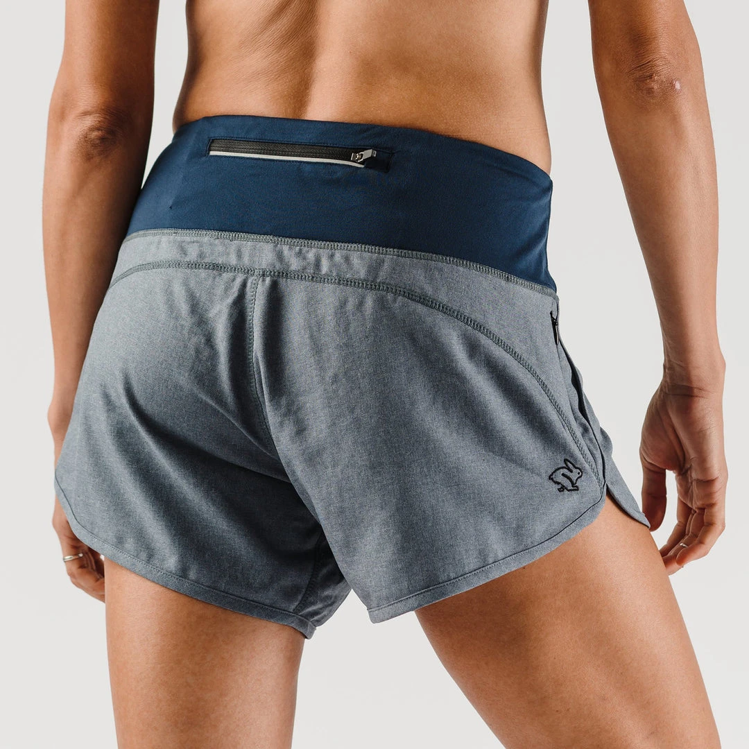 Rabbit Women's Pocket Shorts 4in. - Dress Blues Bottoms 4 Rabbit Women's Pocket Shorts 4in. - Dress Blues Bottoms