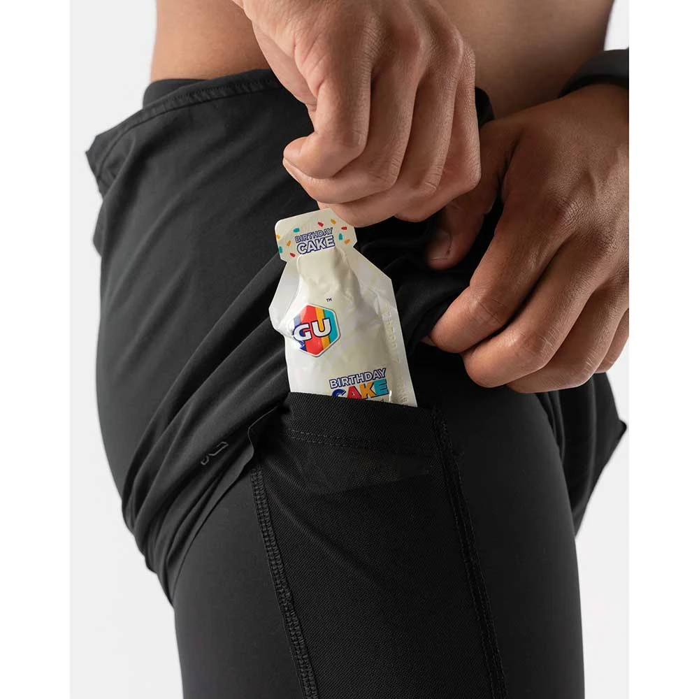 Rabbit Apparel Men's Cruisers 7" 2-in-1 Shorts - Black 3 Rabbit Apparel Men's Cruisers 7" 2-in-1 Shorts - Black