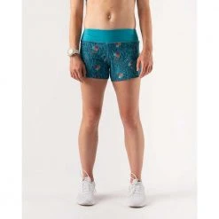 Rabbit Women's Hopper 4in Shorts - Peacock Blue Bottoms