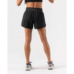 Rabbit Women's Hopper Relax High Rise 4in Shorts - Black