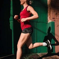 Rabbit Women's Bunny Hop Tank - Cranberry Tops 8 Rabbit Women's Bunny Hop Tank - Cranberry Tops