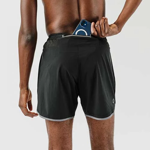 Rabbit Men's Fully Charged 7in Short - Black 4 Rabbit Men's Fully Charged 7in Short - Black