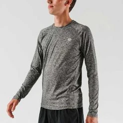 Rabbit Apparel Men's EZ Tee Long Sleeve - Charcoal
