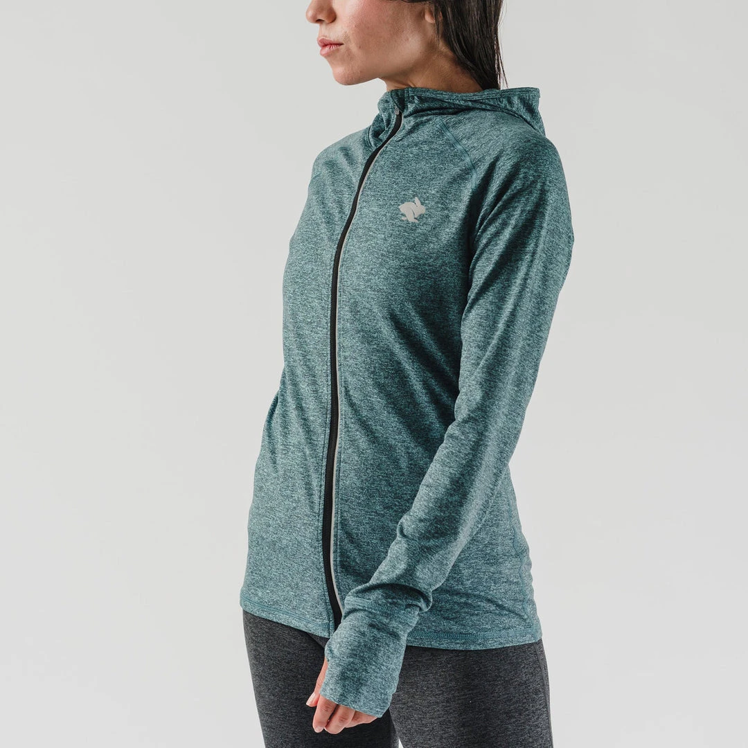 Rabbit Tops Women's EZ Hoodie -Baltic 3 Rabbit Tops Women's EZ Hoodie -Baltic