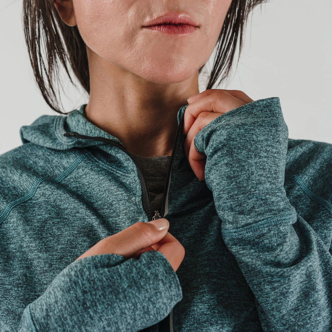 Rabbit Tops Women's EZ Hoodie -Baltic 6 Rabbit Tops Women's EZ Hoodie -Baltic